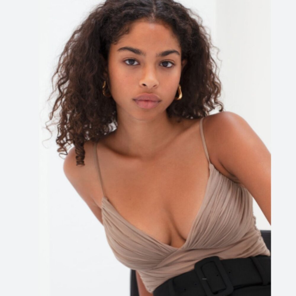 Aritzia Babaton LUXOR V-NECK BODYSUIT
